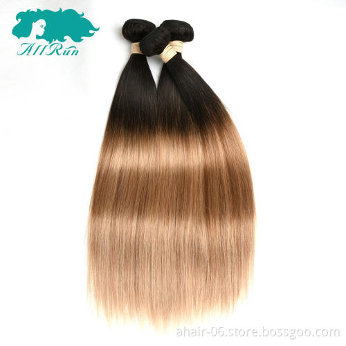 Best Selling Indian Brown Ombre Human Hair Bundles